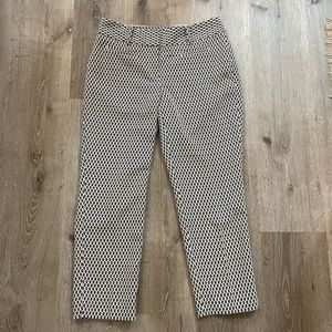 Ann Taylor Patterned Pants 2 Petite